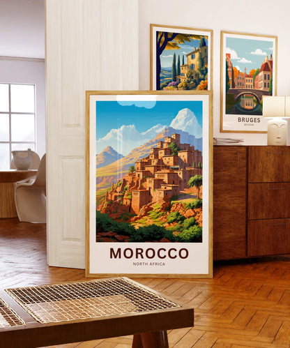 Morocco Travel Poster