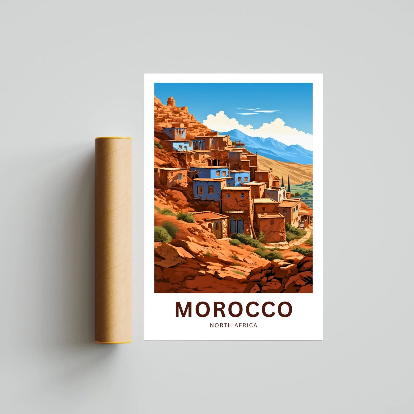 Morocco Travel Poster