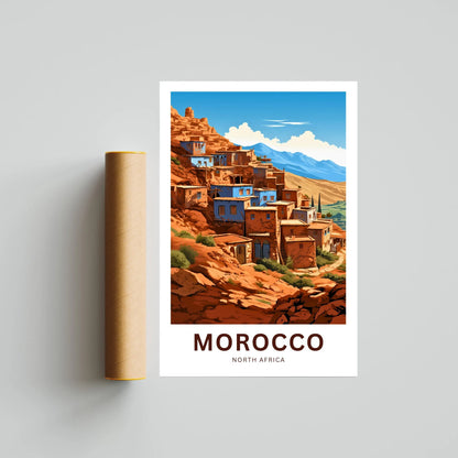 Morocco Travel Poster