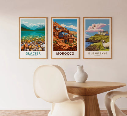 Morocco Travel Poster