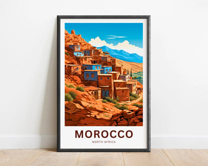 Morocco Travel Poster