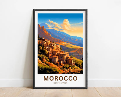 Morocco Travel Poster