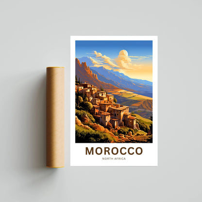 Morocco Travel Poster