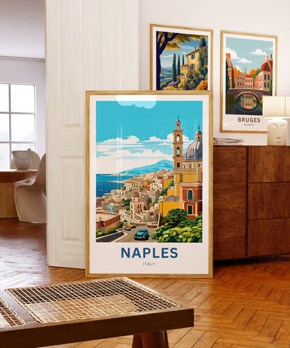 Naples Travel Poster