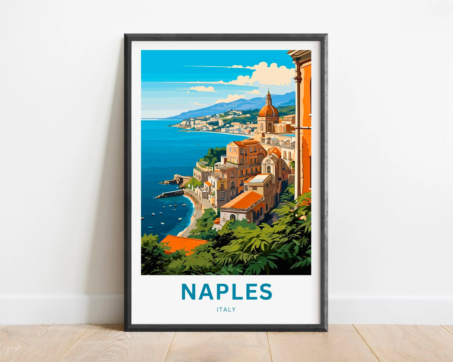 Naples Travel Poster