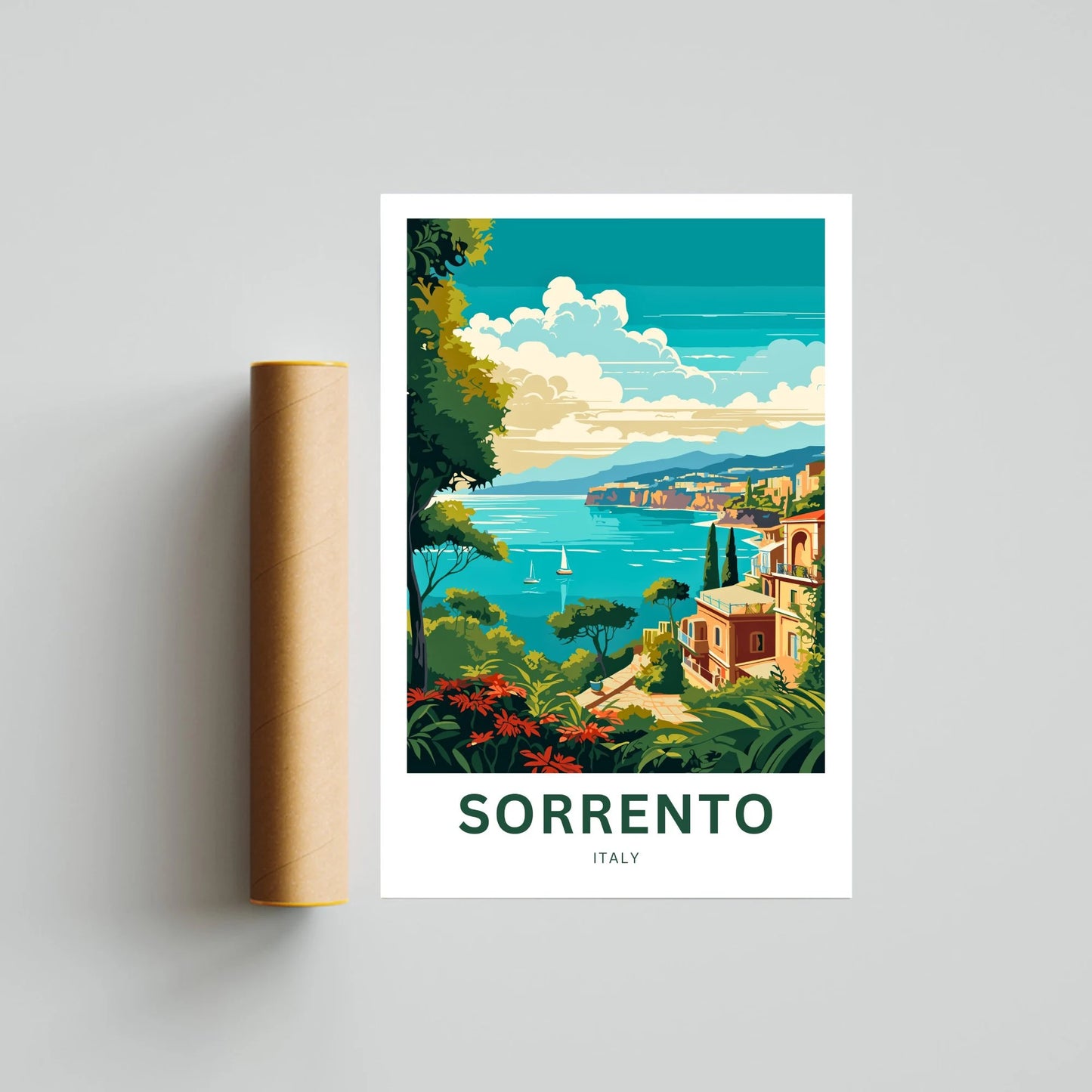 Sorrento Travel Poster