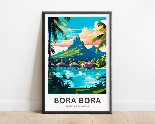 Bora Bora Travel Poster