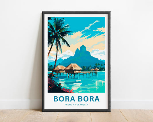Bora Bora Travel Poster