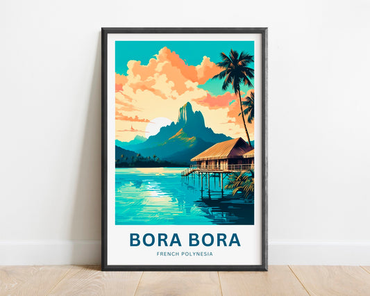 Bora Bora Travel Poster