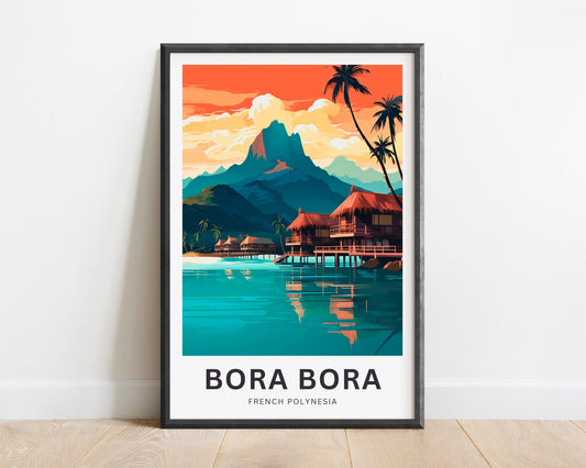 Bora Bora Travel Poster