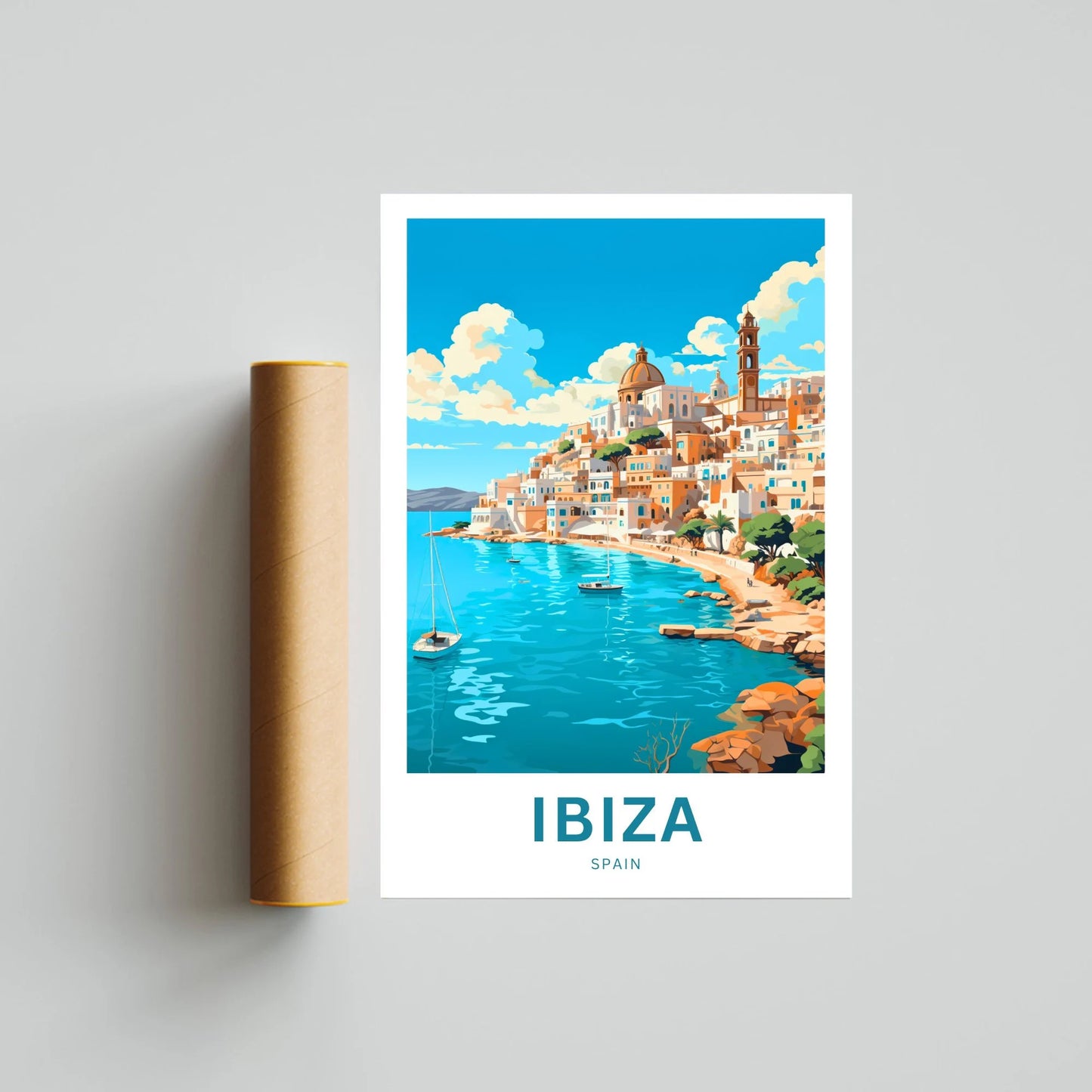 Ibiza Travel Poster