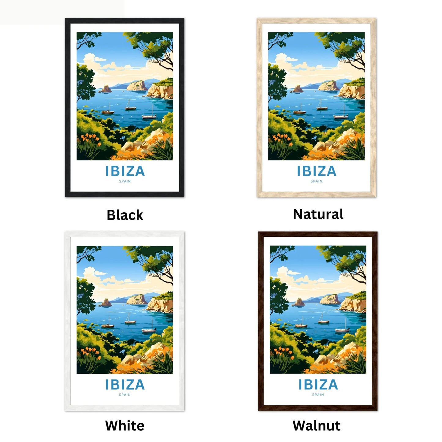 Ibiza Travel Poster
