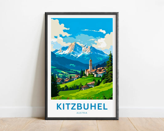 Kitzbuhel Travel Poster
