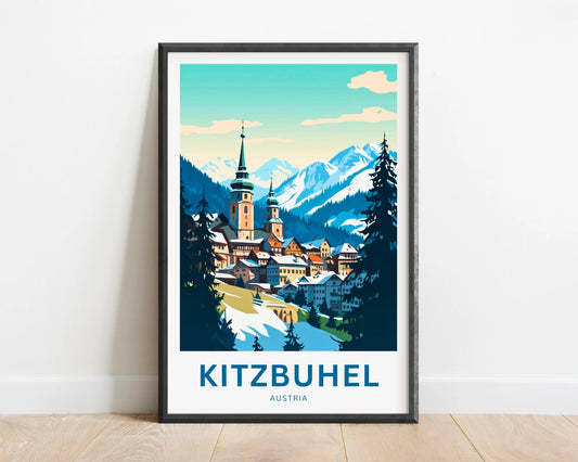 Kitzbuhel Travel Poster