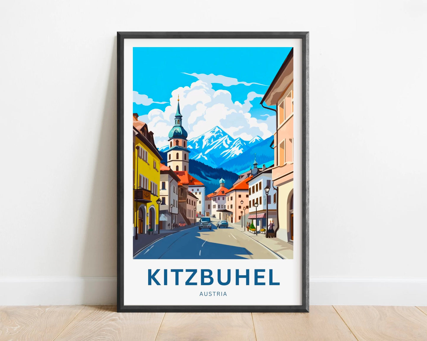 Kitzbuhel Travel Poster
