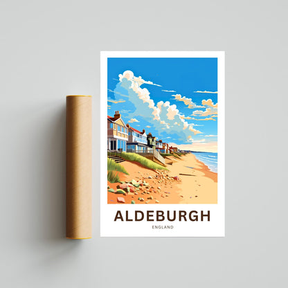 Aldeburgh Travel Poster