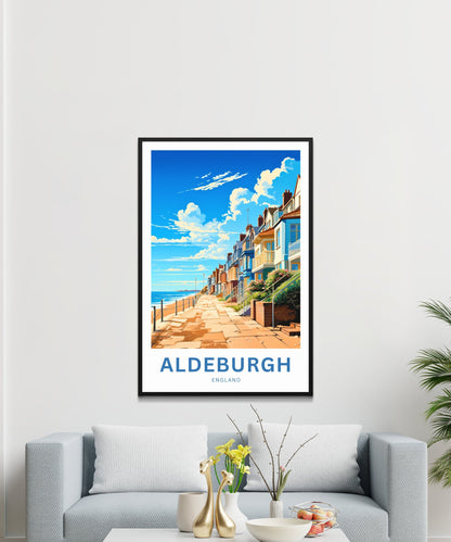 Aldeburgh Travel Poster - Coastal Charm