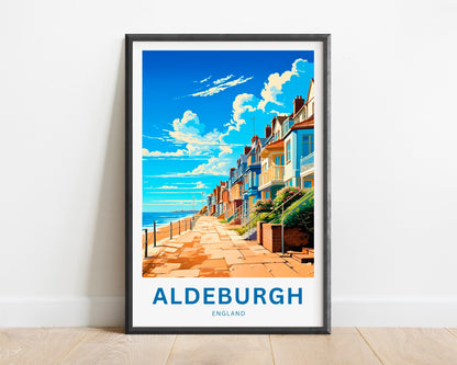 Aldeburgh Travel Poster - Coastal Charm