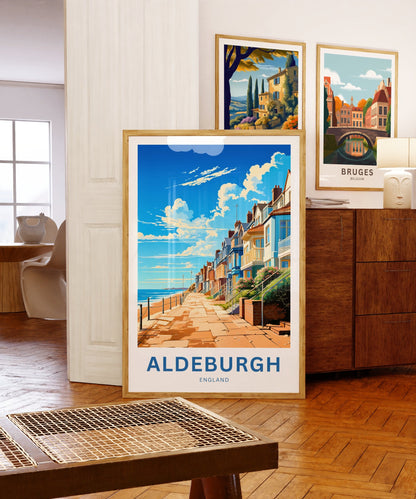 Aldeburgh Travel Poster - Coastal Charm