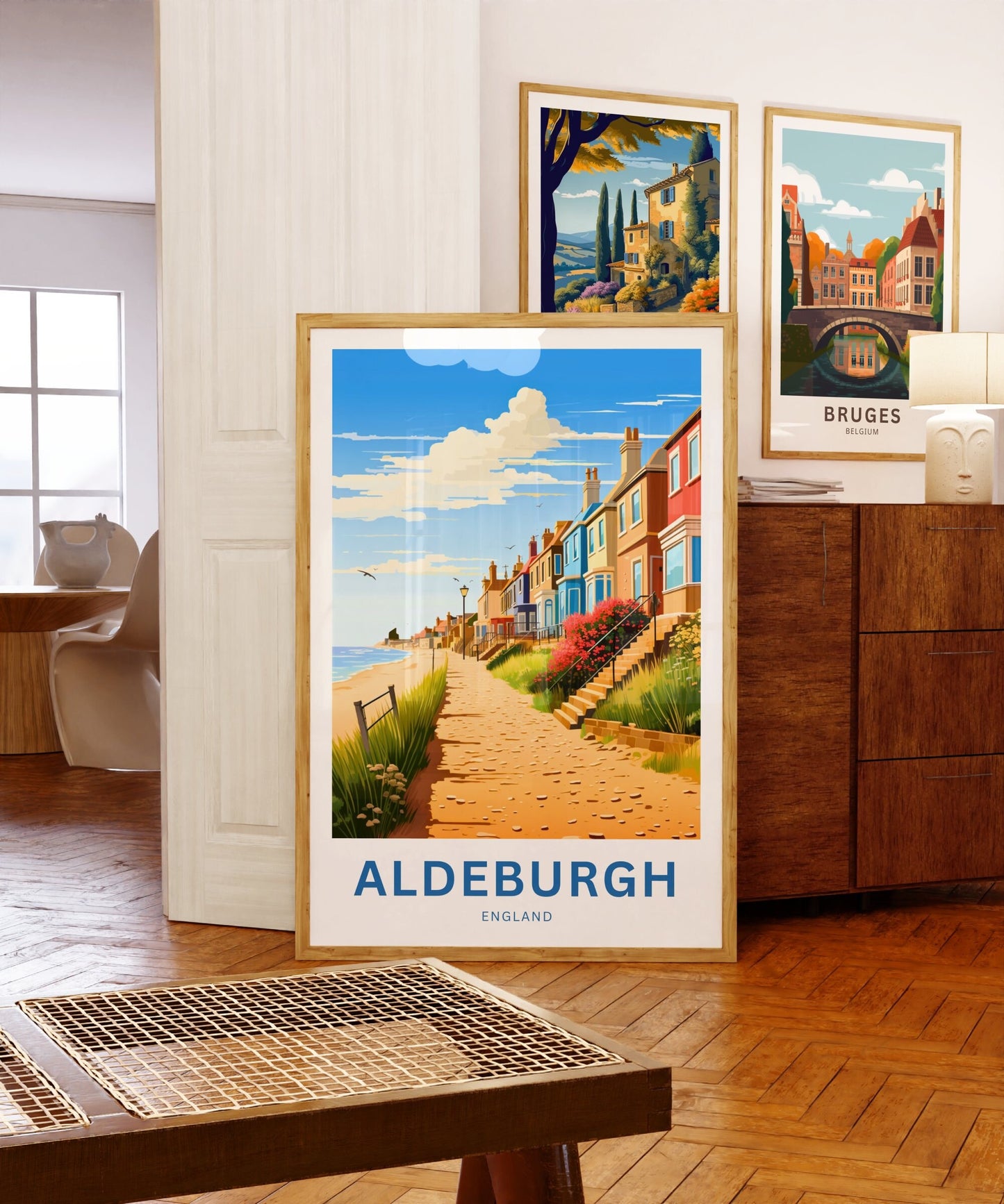 Aldeburgh Travel Poster - Scenic Shoreline