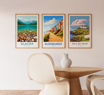 Aldeburgh Travel Poster - Scenic Shoreline