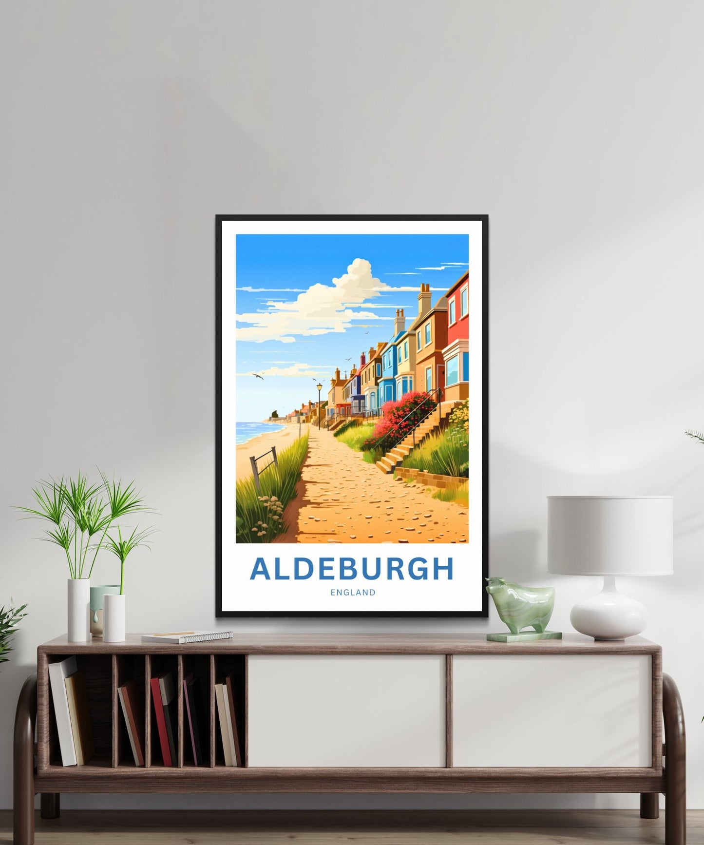 Aldeburgh Travel Poster - Scenic Shoreline