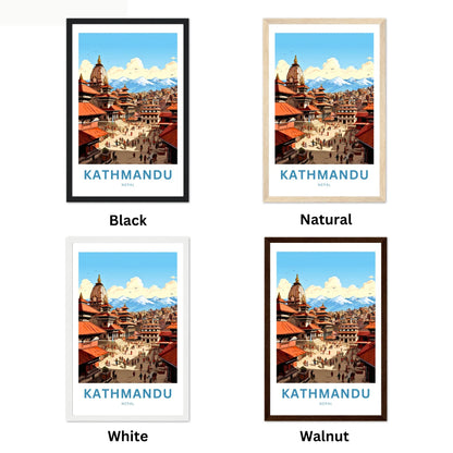 Kathmandu Travel Poster