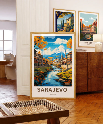 Saravejo Travel Poster