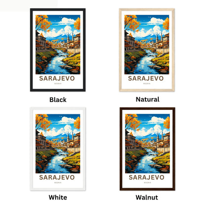 Saravejo Travel Poster