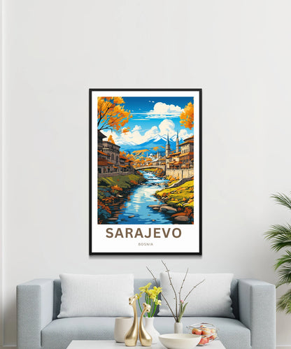 Saravejo Travel Poster