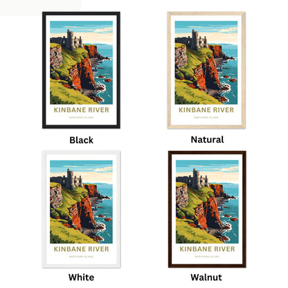 Kinbane River Travel Poster