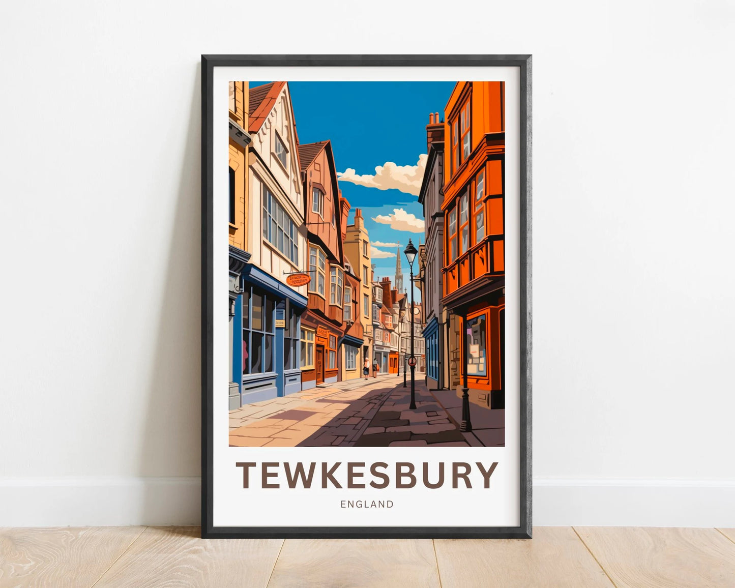 Tewkesbury Travel Poster