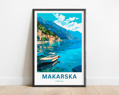 Makarska Travel Poster