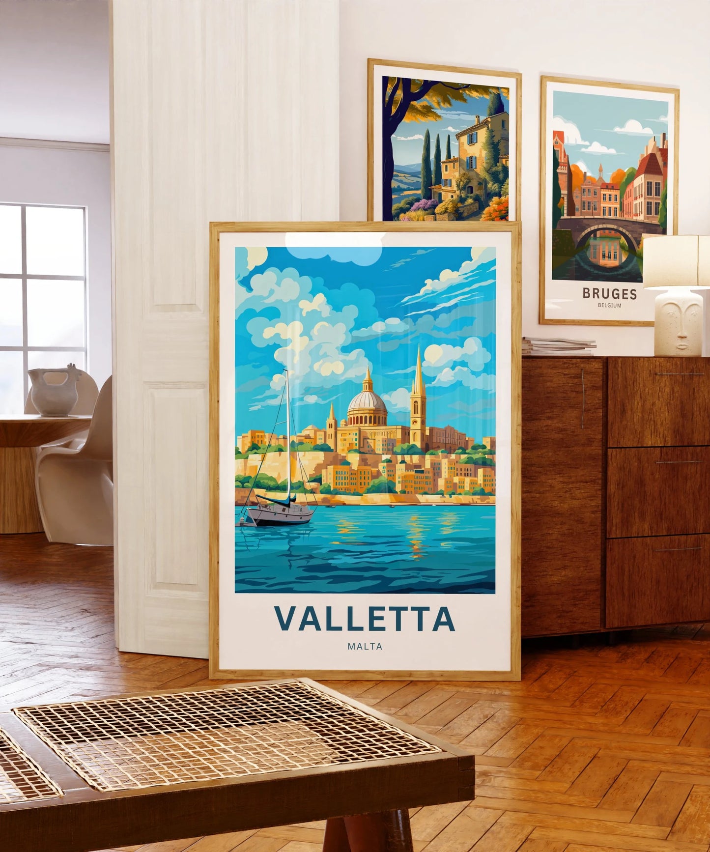 Valletta Travel Poster