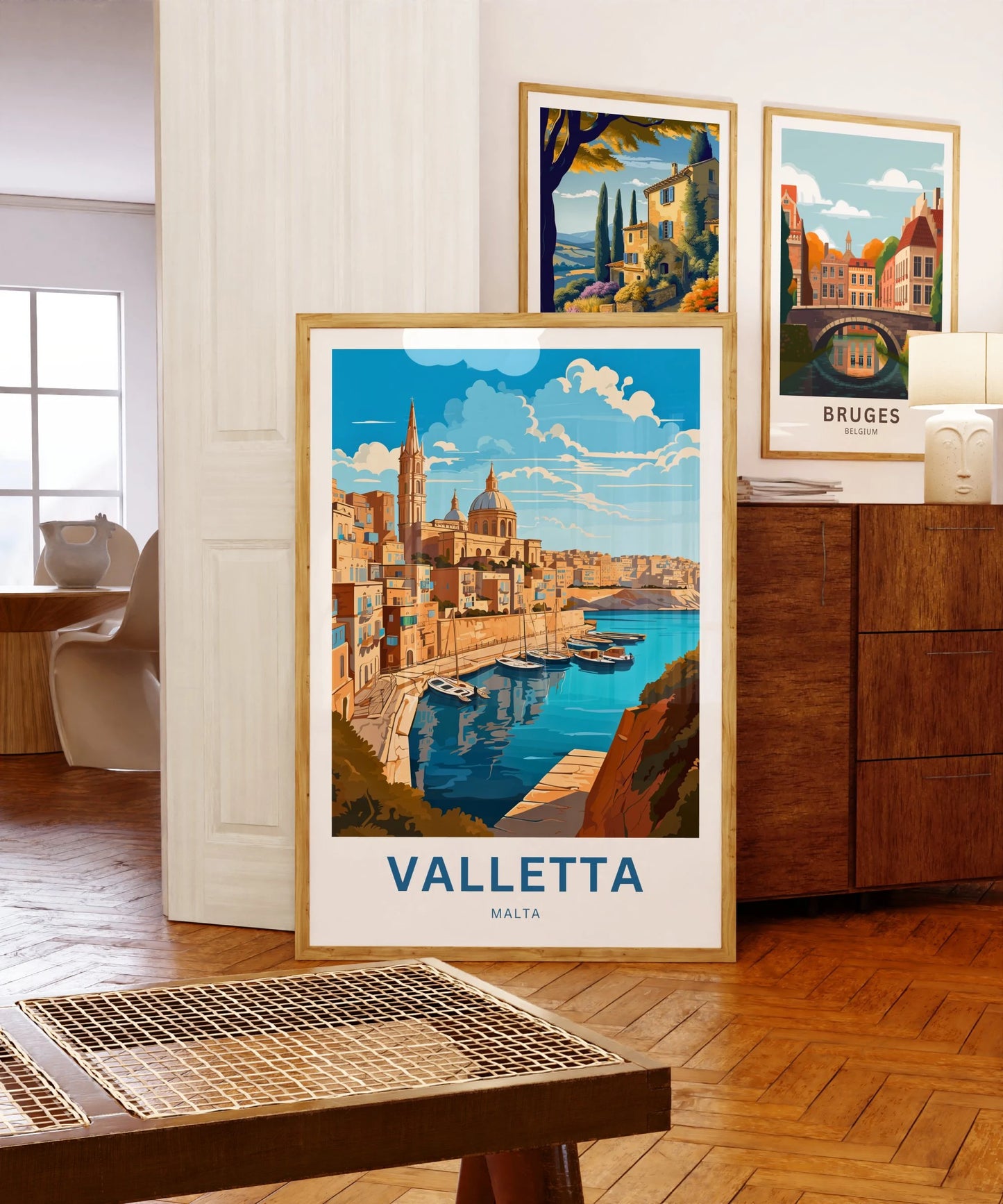 Valletta Travel Poster