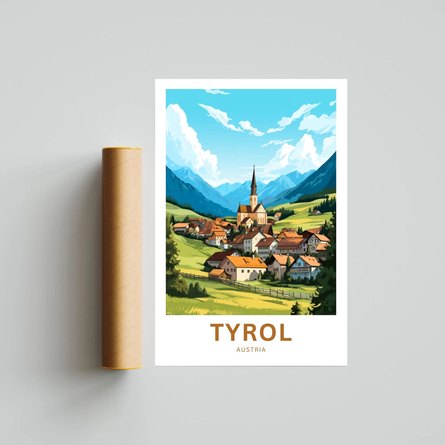 Tyrol Travel Poster