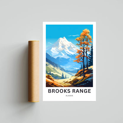 Brooks Range Travel Poster