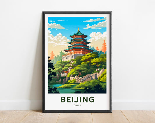Beijing Travel Poster