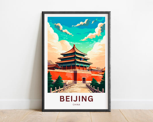 Beijing Travel Poster