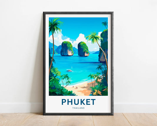 Phuket Travel Poster