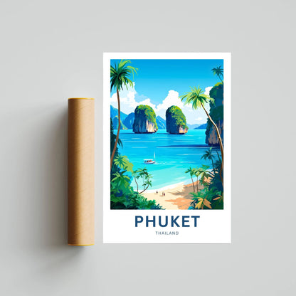 Phuket Travel Poster