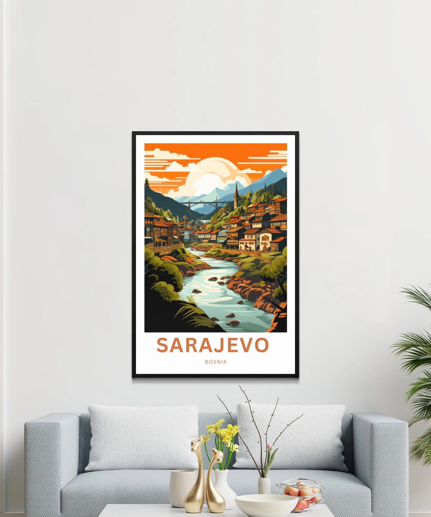 Saravejo Travel Poster