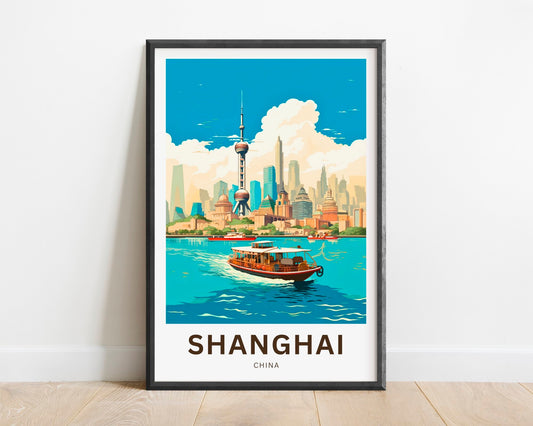 Shanghai Travel Poster