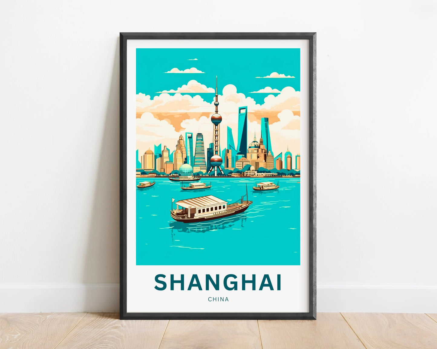 Shanghai Travel Poster