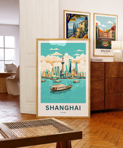 Shanghai Travel Poster