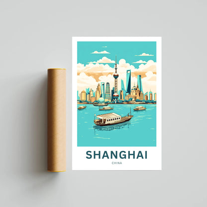 Shanghai Travel Poster