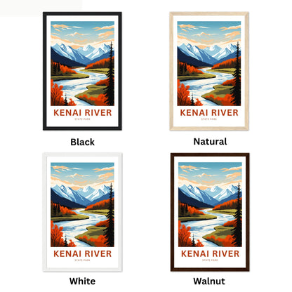 Kenai River Travel Poster