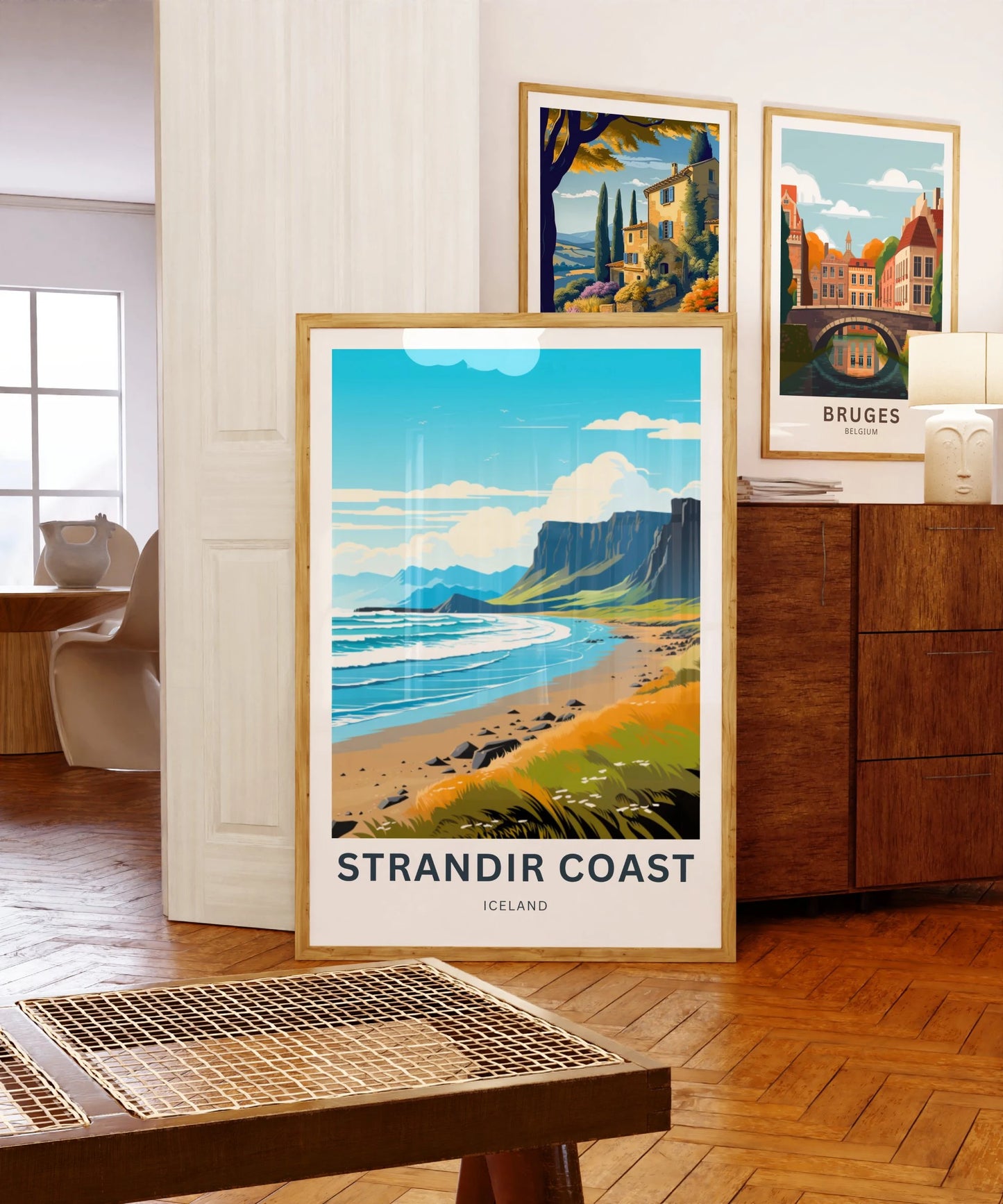 Strandir Coast Travel Poster