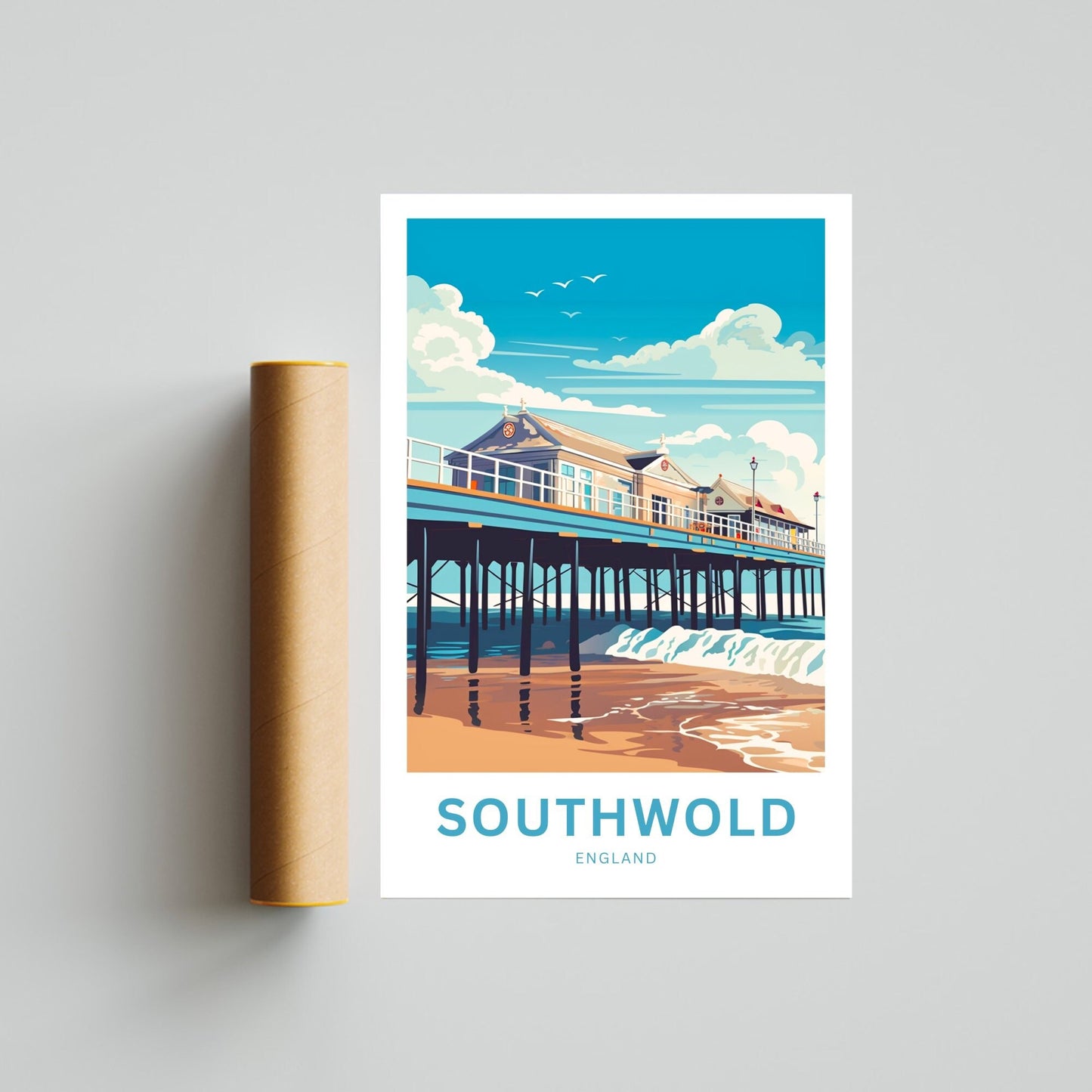 Southwold Travel Poster