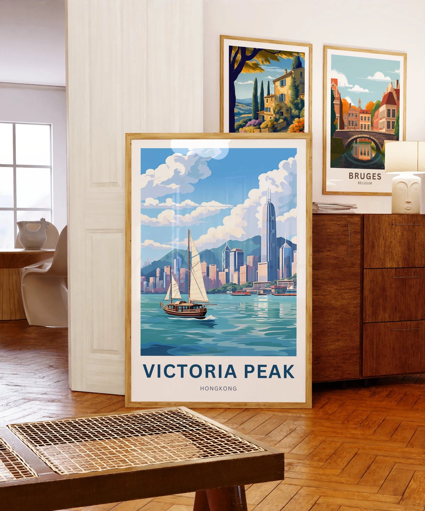 Victoria Peak Travel Poster